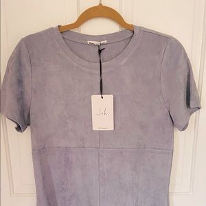 Yummy suede dress with pockets